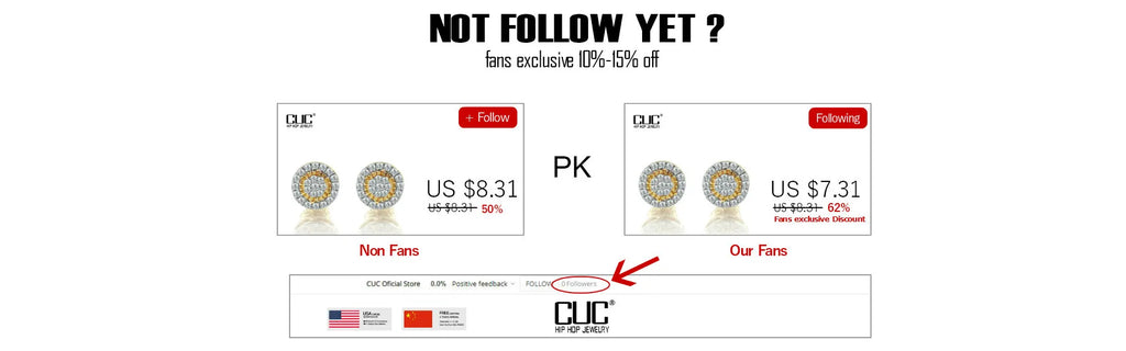 CUC 8MM Round Shaped Screw Back Stud Earring Iced Out Cubic Zirconia Men Women Earring Hip Hop Jewelry Best Gift