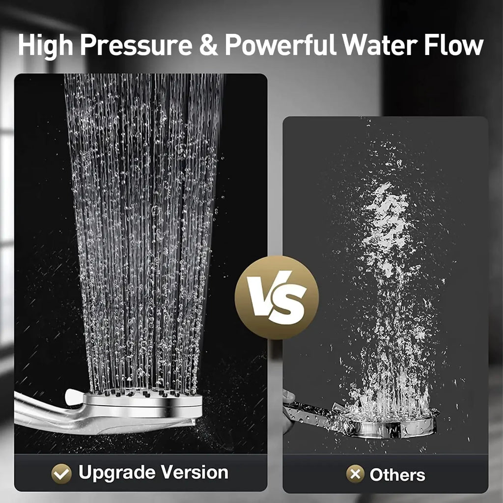 SZRSTH Shower Head with Handheld, High Pressure 10 Modes with 59" Stainless Steel Hose Adjustable Holder