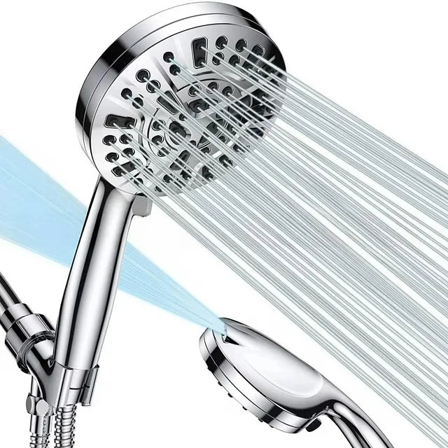 SZRSTH Shower Head with Handheld, High Pressure 10 Modes with 59" Stainless Steel Hose Adjustable Holder