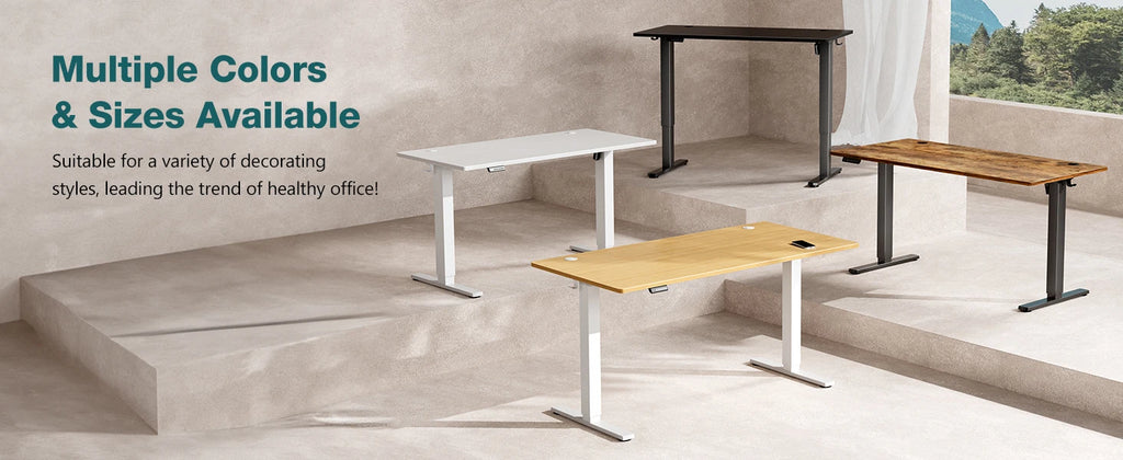 JHK Electric Standing Computer Desk Height Adjustable Workstation