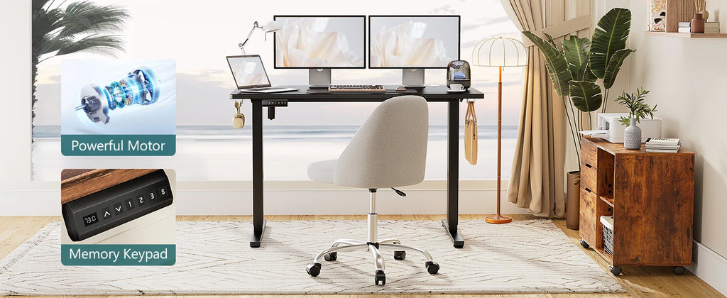 JHK Electric Standing Computer Desk Height Adjustable Workstation