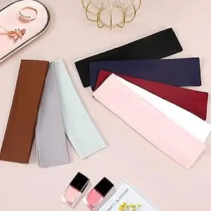 8-Pack Sports Headbands for Women - Elastic, Soft Fabric, Non-Slip Hair Bands for Daily Workouts, Yoga, Running, and Sports