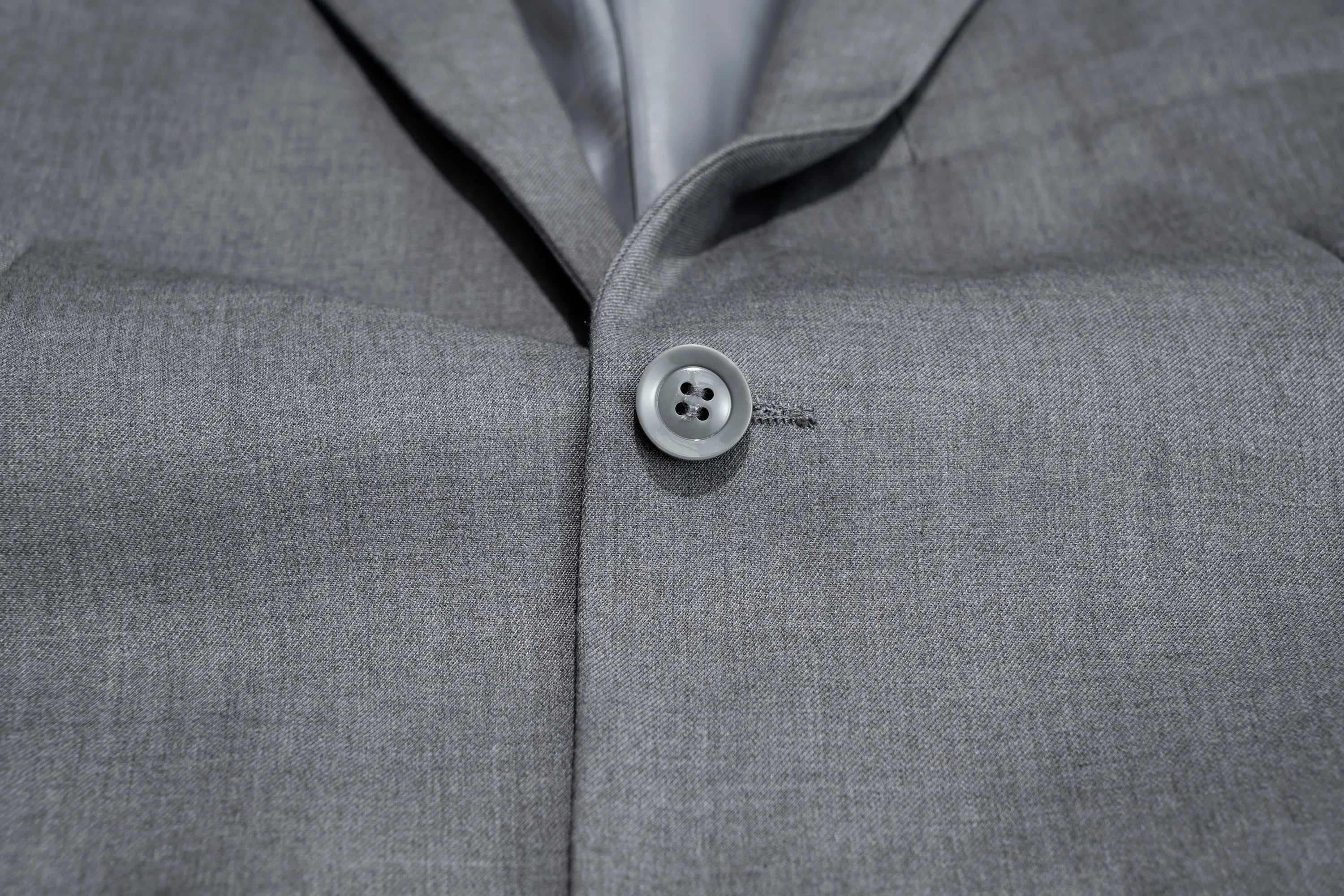 3pcs Men's Classic Solid Color Suit Set Long Sleeve Blazer with Button Details Non-Stretch Fabric Regular Fit for All Seasons