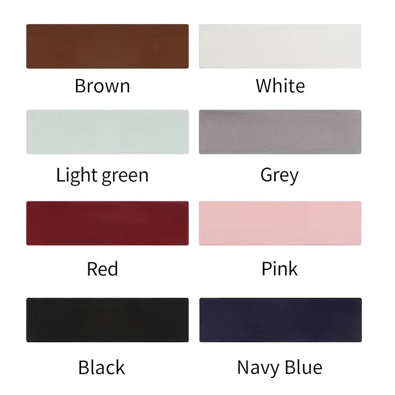 8-Pack Sports Headbands for Women - Elastic, Soft Fabric, Non-Slip Hair Bands for Daily Workouts, Yoga, Running, and Sports