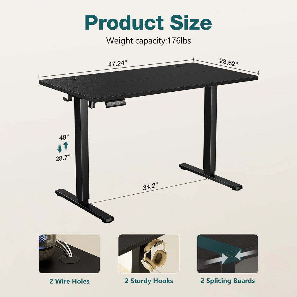 JHK Electric Standing Computer Desk Height Adjustable Workstation